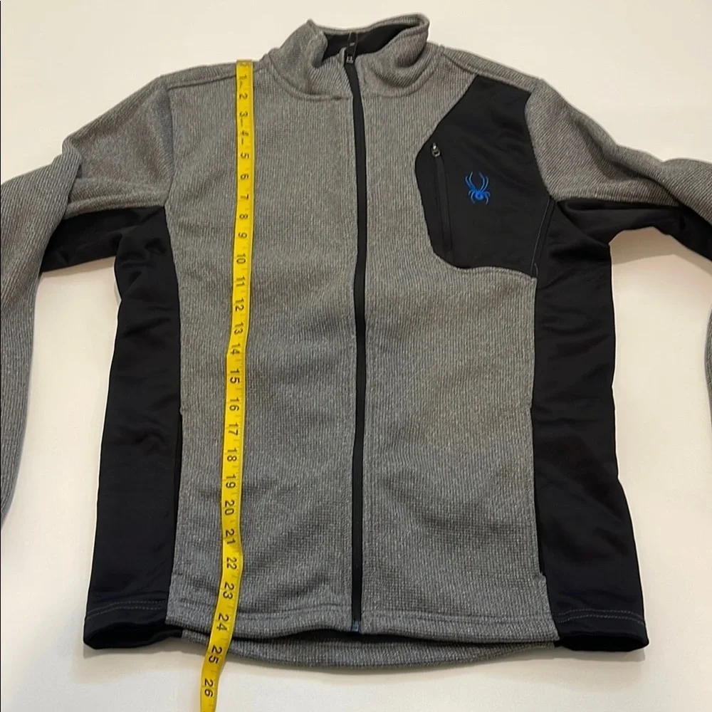 Spyder Gray and Black Full-Zip Jacket